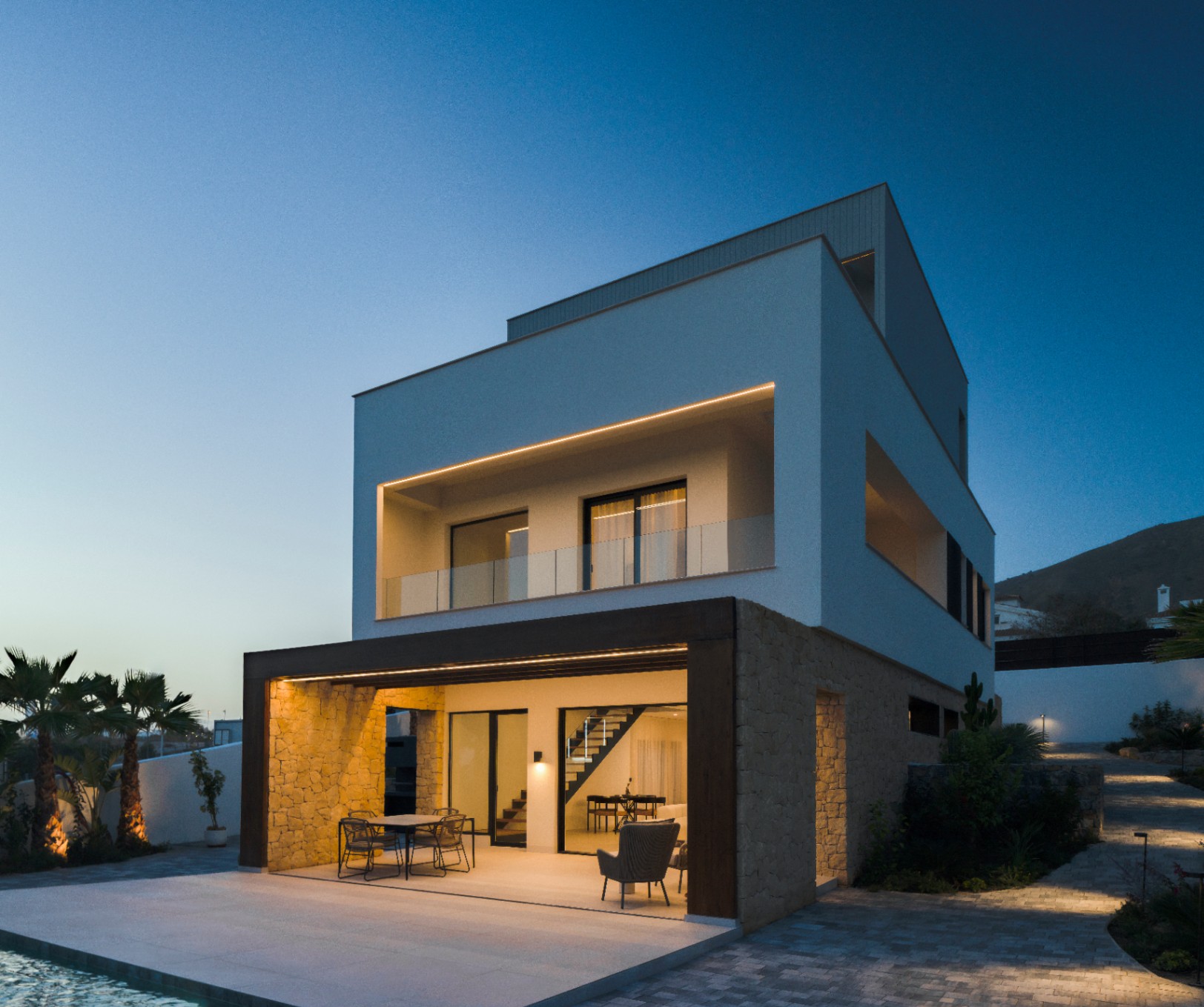 CACG-0002 - Villa de estilo moderno en venta en  Finestrat