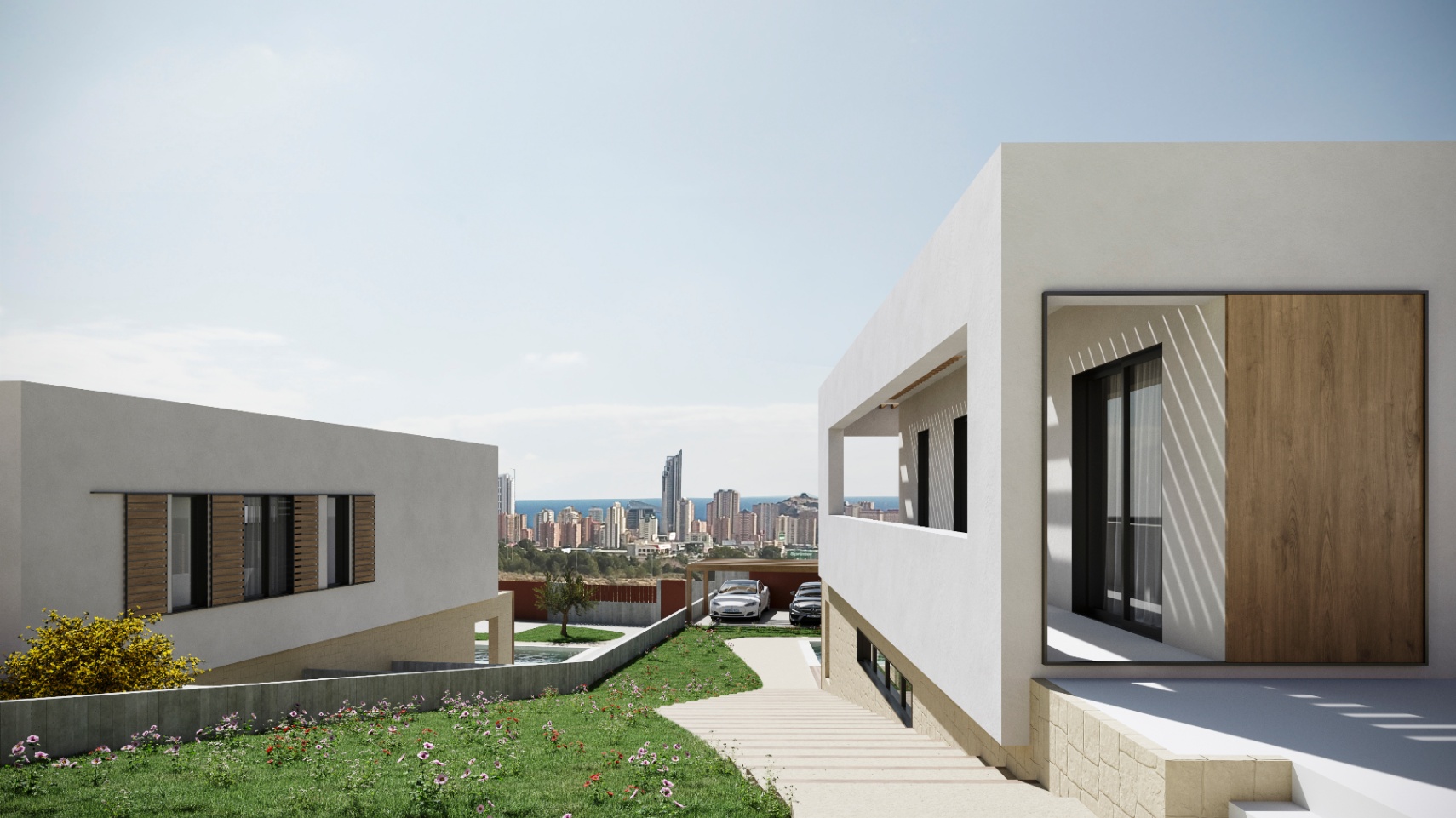 CACG-0004 - Villa de estilo moderno en venta en Finestrat 