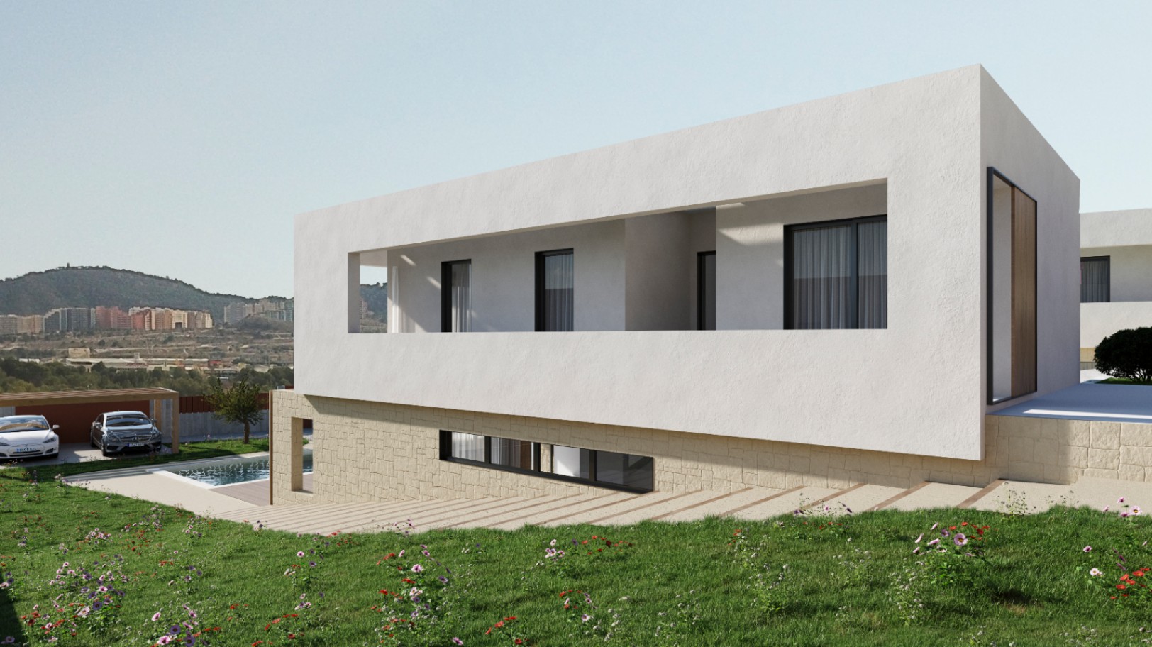 CACG-0004 - Villa de estilo moderno en venta en Finestrat 