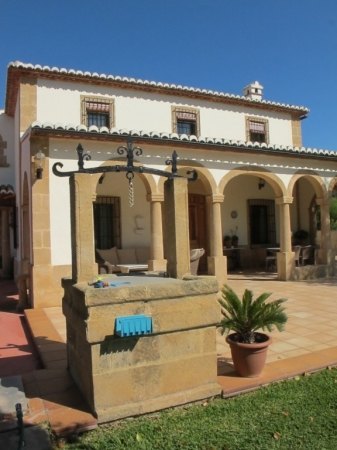 The wonderful detail of the stairway of a house in Javea
